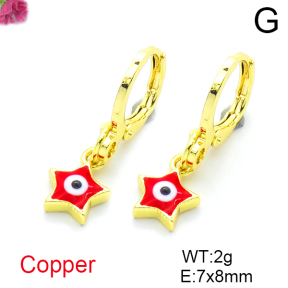 Fashion Copper Earrings  F6E301636aaik-L017