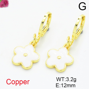 Fashion Copper Earrings  F6E301647avja-L017