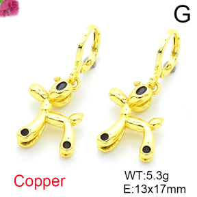 Fashion Copper Earrings  F6E404069ablb-L017