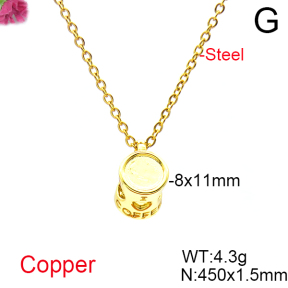 Fashion Copper Necklace  F6N404725vaia-L017
