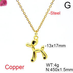 Fashion Copper Necklace  F6N404728vail-L017