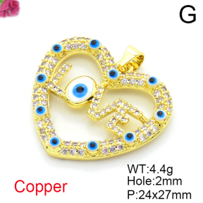 Fashion Copper Pendant  F6P404558vbnb-L017