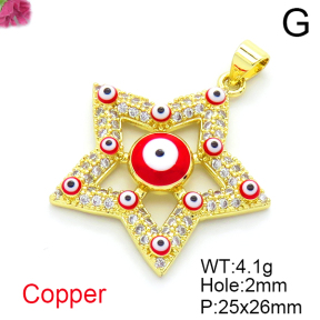 Fashion Copper Pendant  F6P404564vbmb-L017