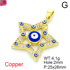 Fashion Copper Pendant  F6P404566vbmb-L017