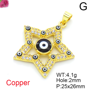 Fashion Copper Pendant  F6P404567vbmb-L017