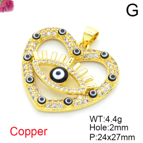 Fashion Copper Pendant  F6P404573vbnb-L017