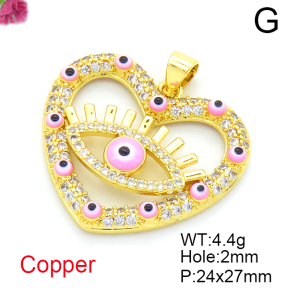 Fashion Copper Pendant  F6P404574vbnb-L017