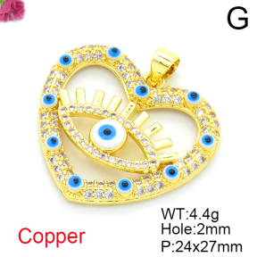 Fashion Copper Pendant  F6P404575vbnb-L017