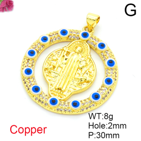 Fashion Copper Pendant  F6P404581vbnb-L017