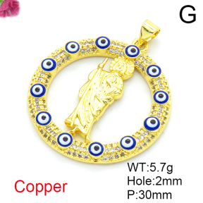 Fashion Copper Pendant  F6P404589vbnb-L017