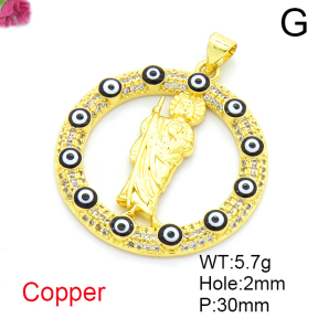 Fashion Copper Pendant  F6P404591vbnb-L017