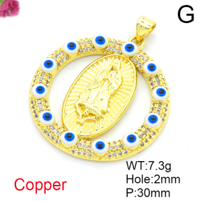 Fashion Copper Pendant  F6P404594vbnb-L017