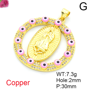 Fashion Copper Pendant  F6P404595vbnb-L017