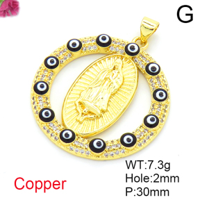 Fashion Copper Pendant  F6P404596vbnb-L017