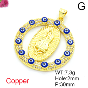 Fashion Copper Pendant  F6P404598vbnb-L017