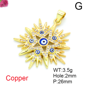 Fashion Copper Pendant  F6P404610vbmb-L017