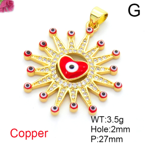 Fashion Copper Pendant  F6P404613vbmb-L017