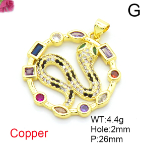 Fashion Copper Pendant  F6P404618vbnb-L017