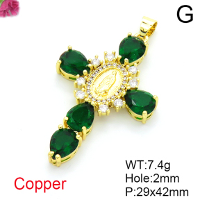 Fashion Copper Pendant  F6P404622bbml-L017