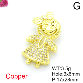 Fashion Copper Pendant  F6P404627aajl-L017