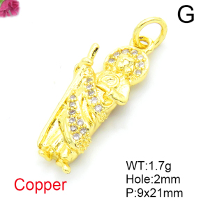 Fashion Copper Pendant  F6P404638vail-L017