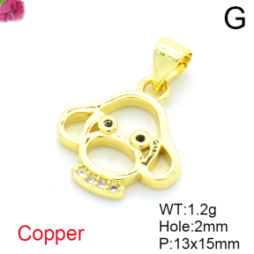 Fashion Copper Pendant  F6P404641vail-L017