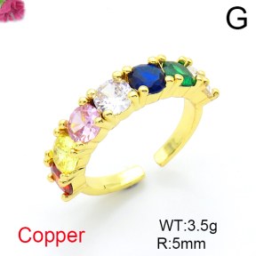 Fashion Copper Ring  F6R401183ablb-L017