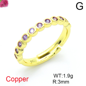 Fashion Copper Ring  F6R401189ablb-L017