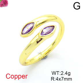 Fashion Copper Ring  F6R401193baka-L017