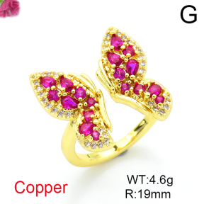 Fashion Copper Ring  F6R401200vbmb-L017