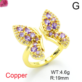 Fashion Copper Ring  F6R401202vbmb-L017
