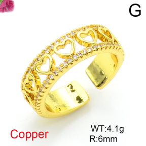 Fashion Copper Ring  F6R401210ablb-L017