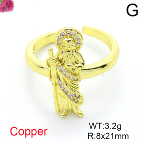 Fashion Copper Ring  F6R401212ablb-L017