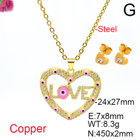 Fashion Copper Sets  F6S004375vbnb-L017