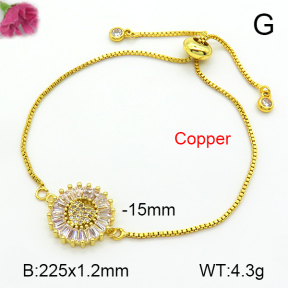 Fashion Copper Bracelet  F7B401245bbml-L035