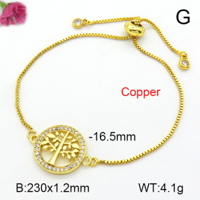 Fashion Copper Bracelet  F7B401246vbmb-L035