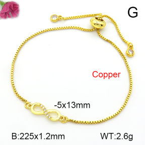Fashion Copper Bracelet  F7B401251ablb-L035