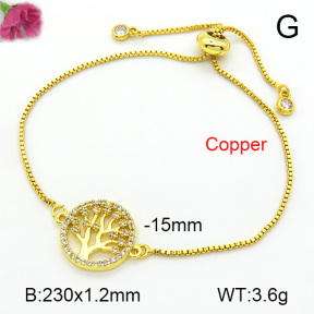 Fashion Copper Bracelet  F7B401254bbml-L035