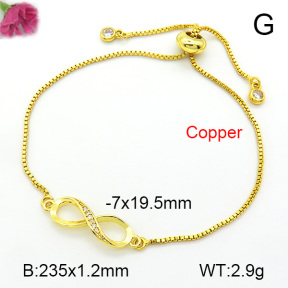 Fashion Copper Bracelet  F7B401261ablb-L035