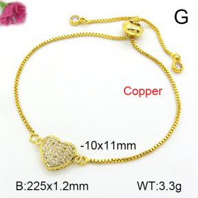 Fashion Copper Bracelet  F7B401272vbll-L035