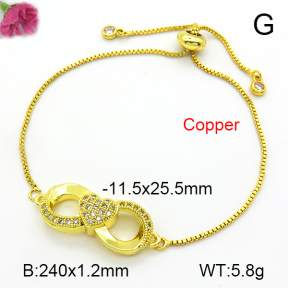Fashion Copper Bracelet  F7B401279bbml-L035