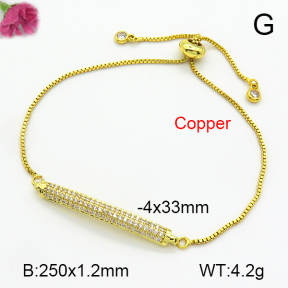 Fashion Copper Bracelet  F7B401283bbml-L035