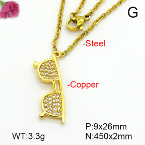 Fashion Copper Necklace  F7N401591vbll-L035