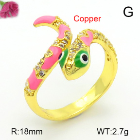 Fashion Copper Ring  F7R300226aajo-L035