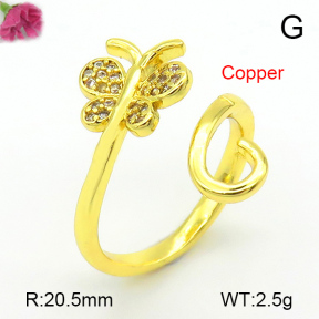 Fashion Copper Ring  F7R400640aakl-L035