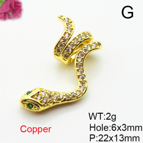 Fashion Copper Pendant  Micro Pave Cubic Zirconia  XFPC05004aajl-L035