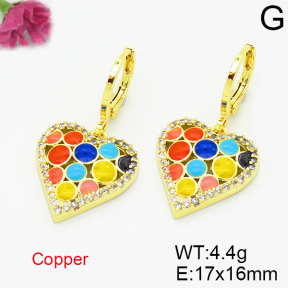 Fashion Copper Earrings  F6E301510bvpl-L035