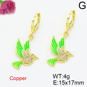 Fashion Copper Earrings  F6E301516abol-L035
