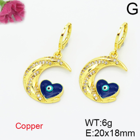 Fashion Copper Earrings  F6E301517bbov-L035