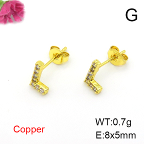 Fashion Copper Earrings  F6E403412baka-L035